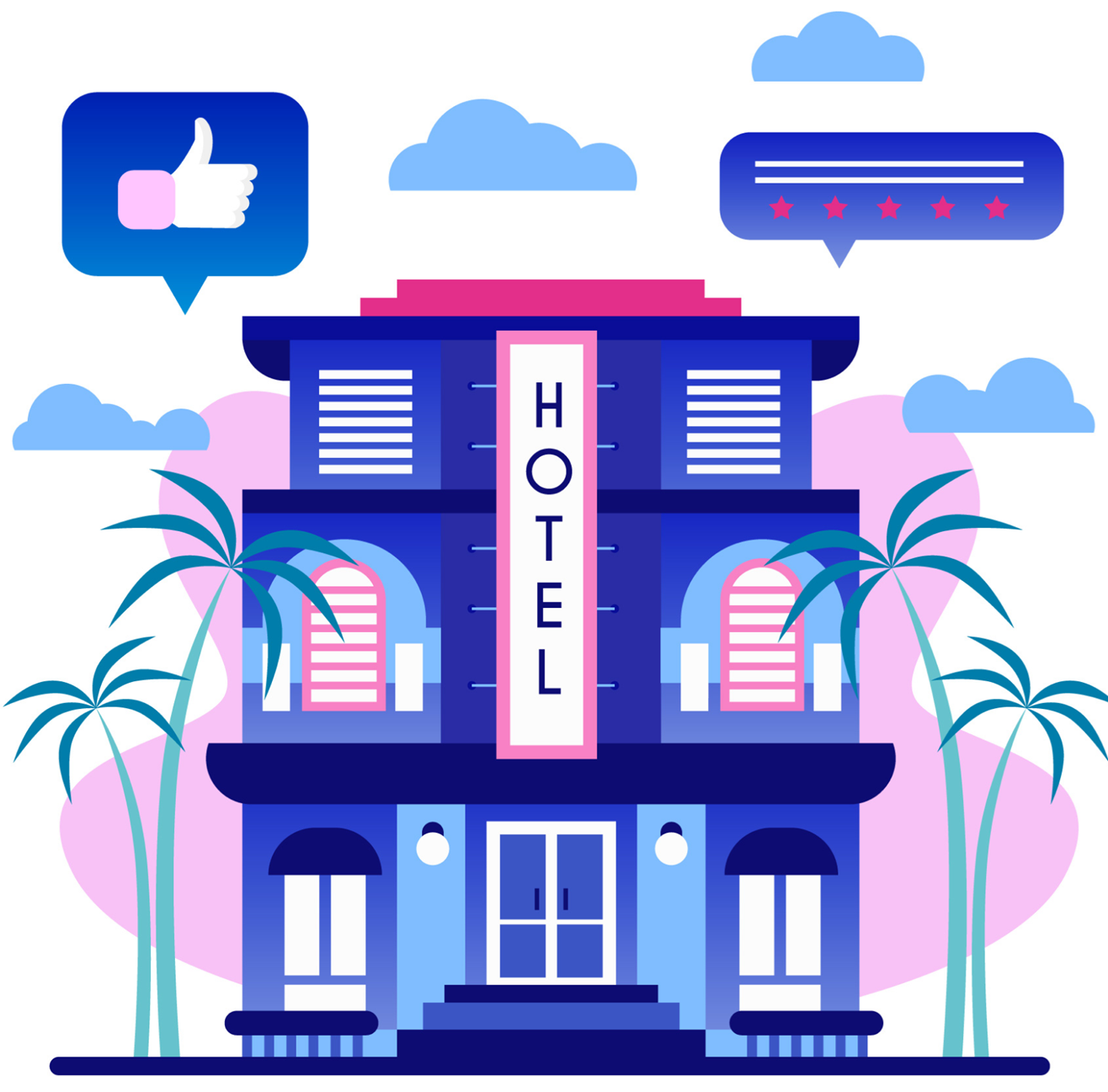 Imagen ilustrativa de un hotel